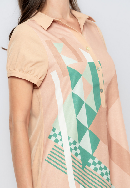 Kirby Geometric Shift Dress