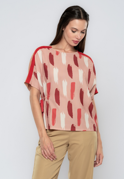 Destiny Extended Sleeves Printed Blouse