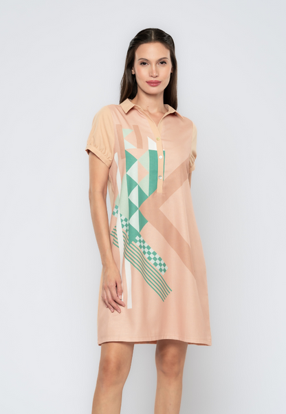 Kirby Geometric Shift Dress