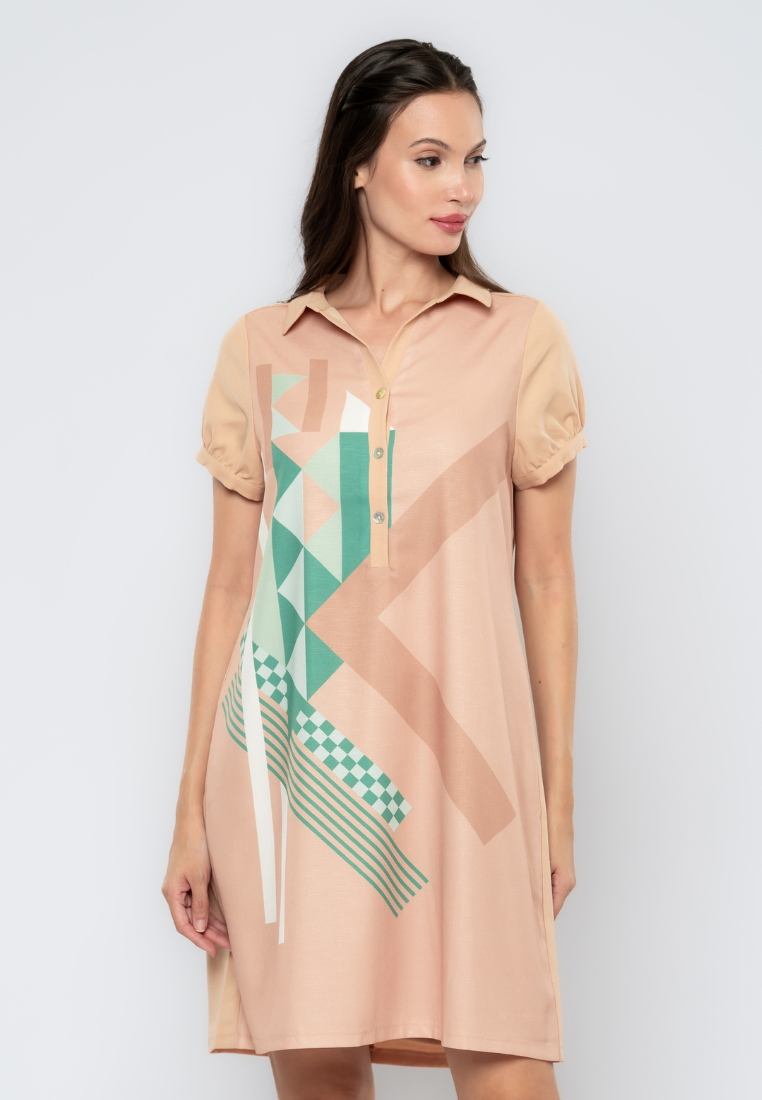 Kirby Geometric Shift Dress