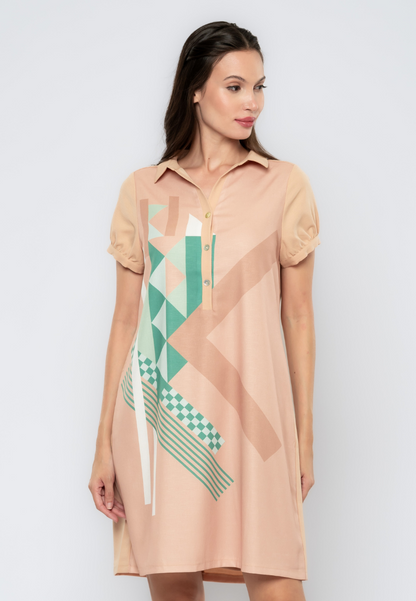 Kirby Geometric Shift Dress