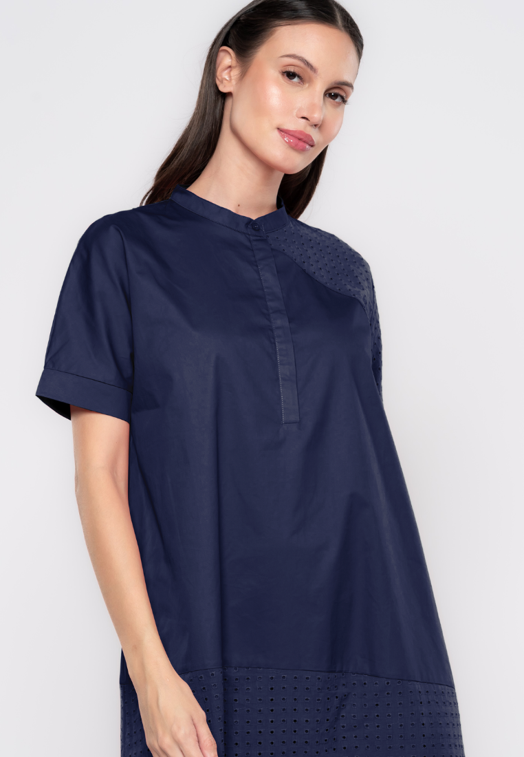 Nelly Shift Plain Cotton Dress