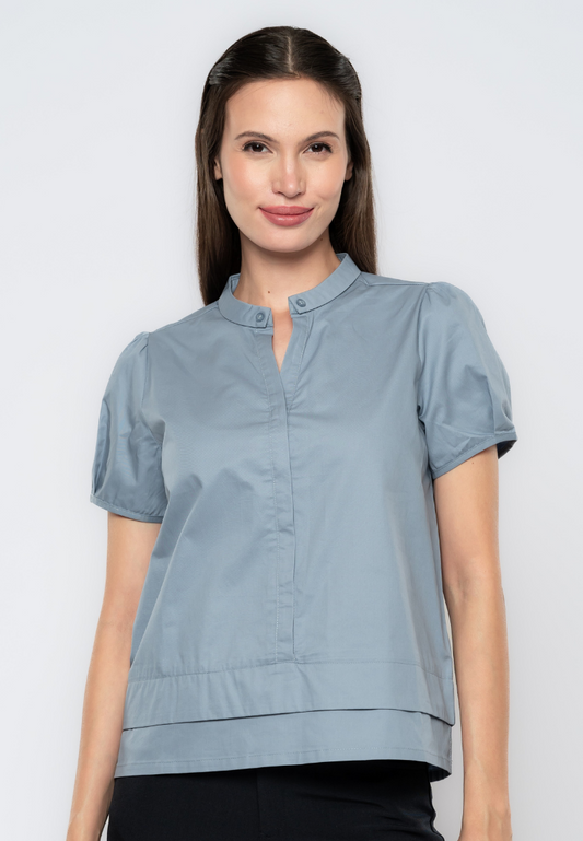 Elowen Collared Cotton Blouse