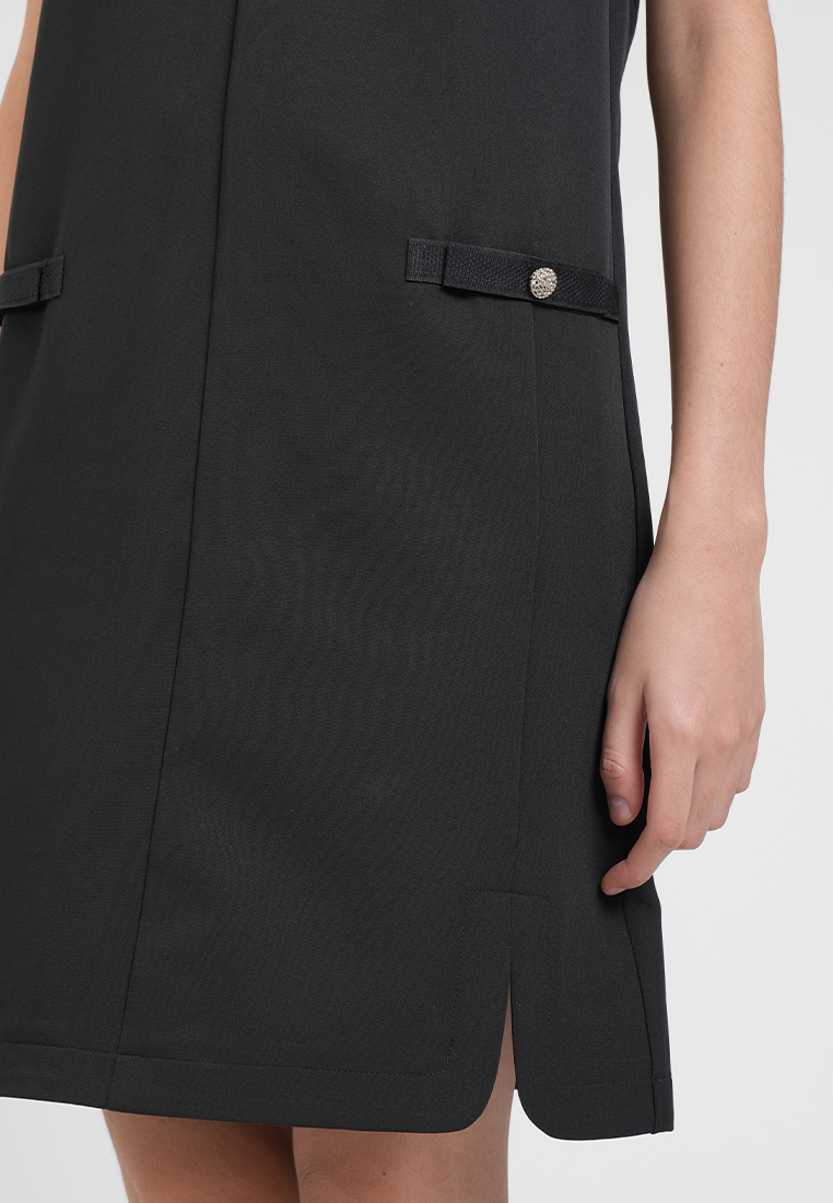 Adelaide Little Black Sheath Dress