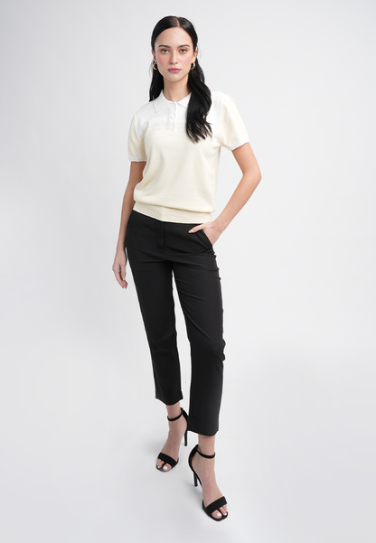 Jessica Classic Polo Knit Top
