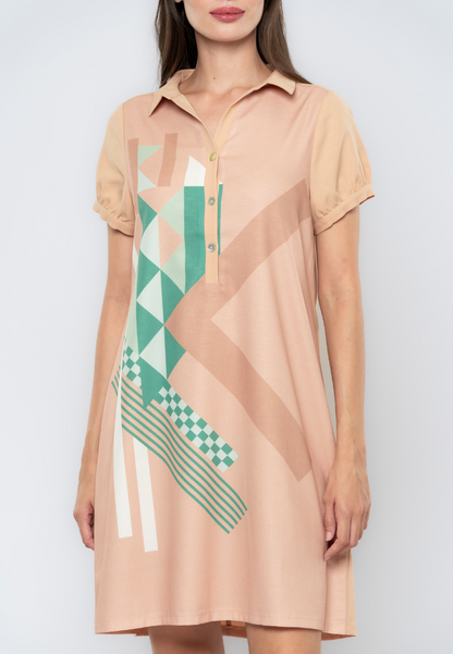 Kirby Geometric Shift Dress