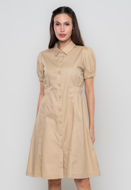 Fawn Waist-Detailed Dress