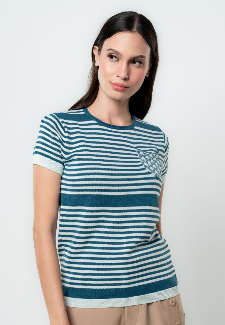 Billie Striped Flat Knit