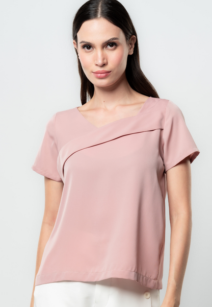 Kyla Front Pleat Top