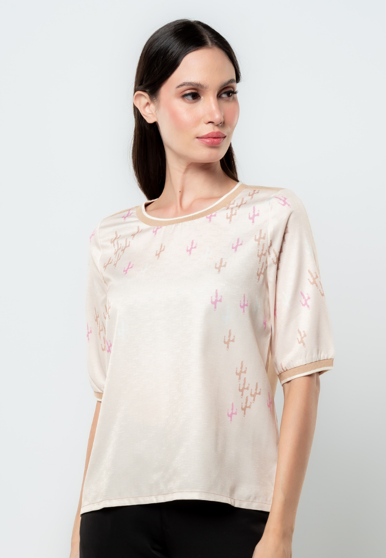 Katha 3/4 Sleeves Cactus Blouse