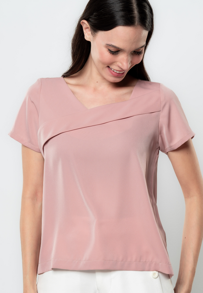 Kyla Front Pleat Top