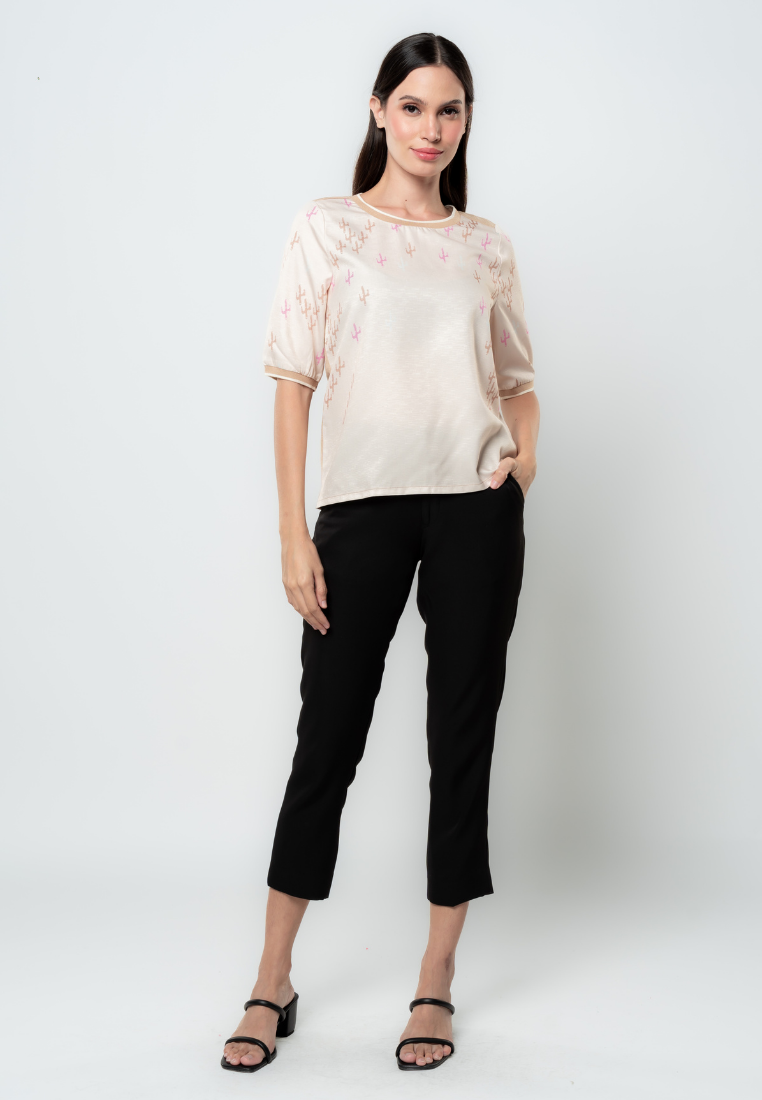 Katha 3/4 Sleeves Cactus Blouse