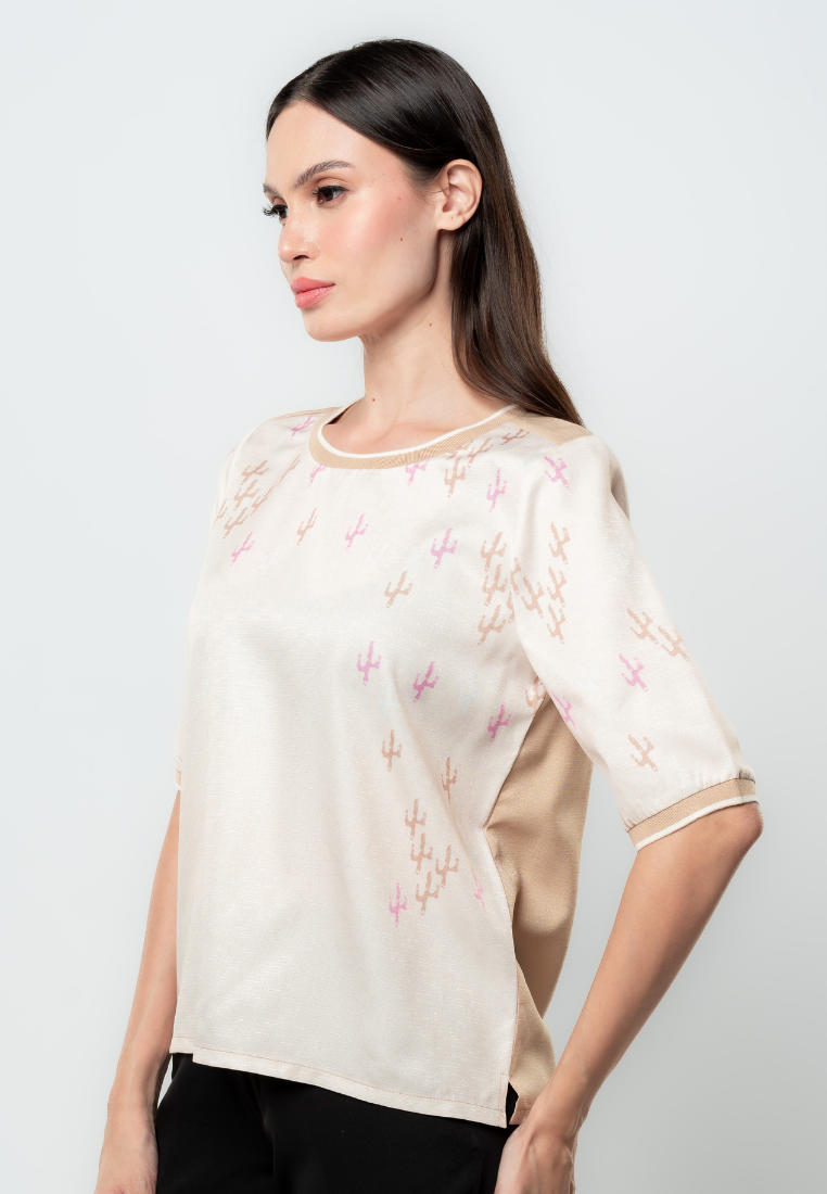 Katha 3/4 Sleeves Cactus Blouse