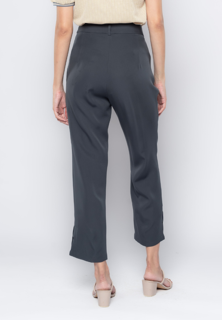 High Rise Slim Pants