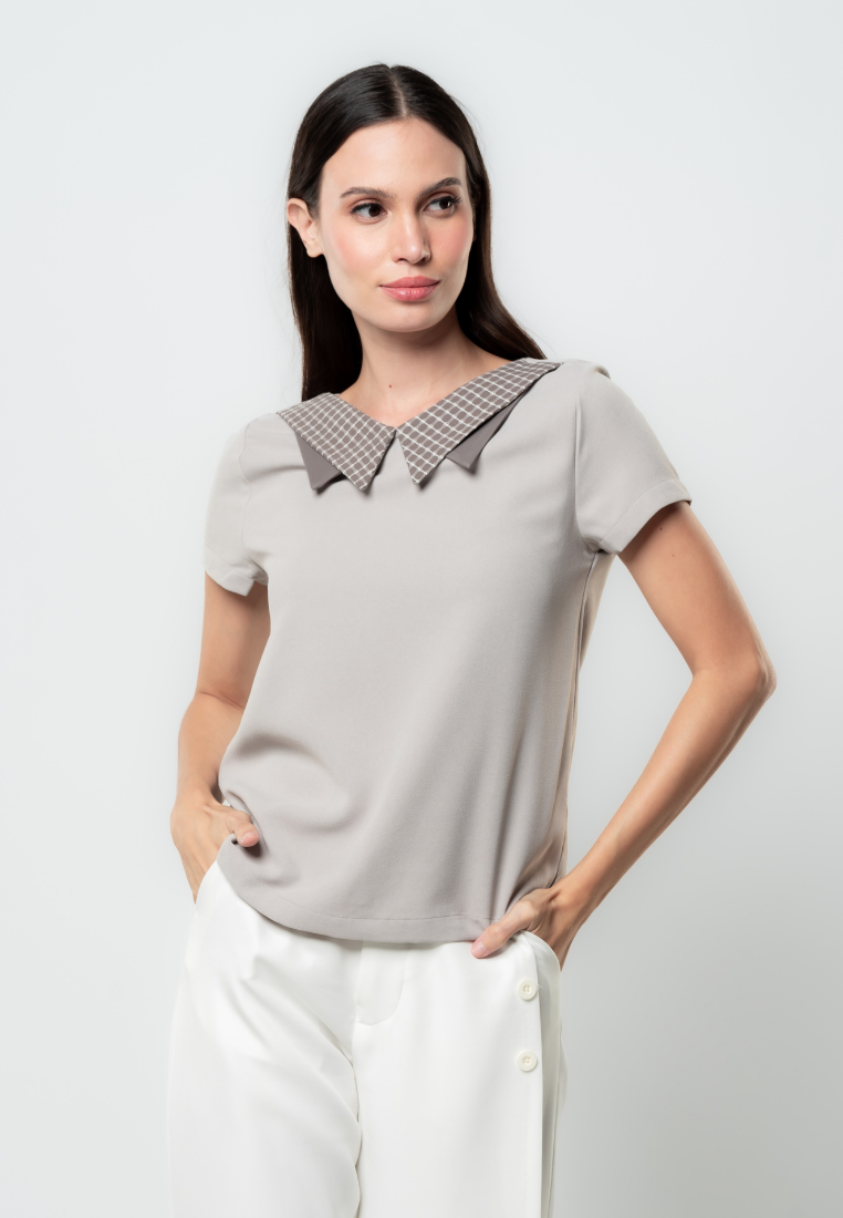 Michelle Double Collar Top