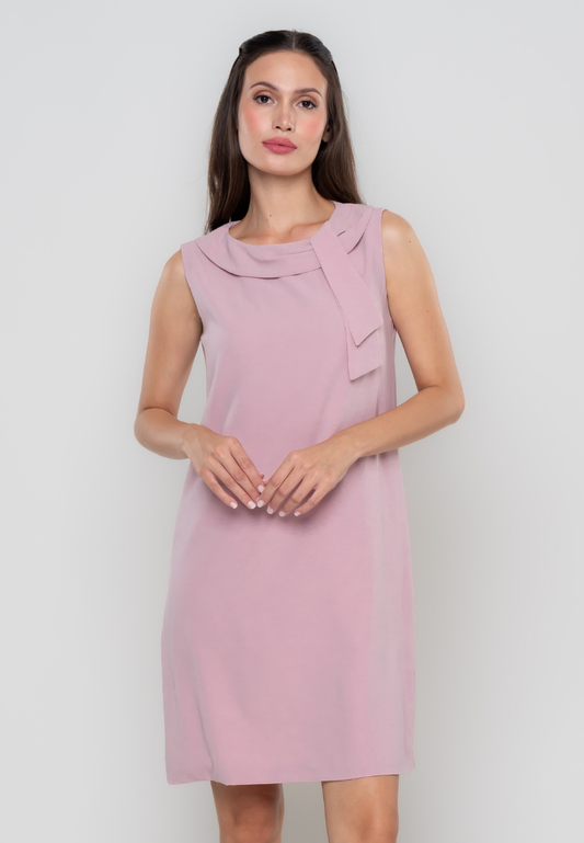 Cassie Cowl Neck Shift Dress