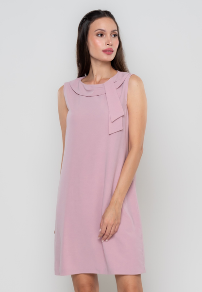 Cassie Cowl Neck Shift Dress