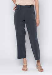Relax Formal Pants with One-Side Pocket Flap