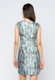 Fleur Floral Jacquard Sheath Dress