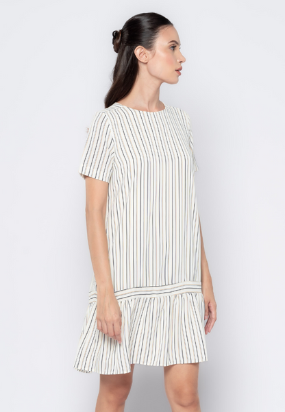 Stripes Play Drop Waist Dress