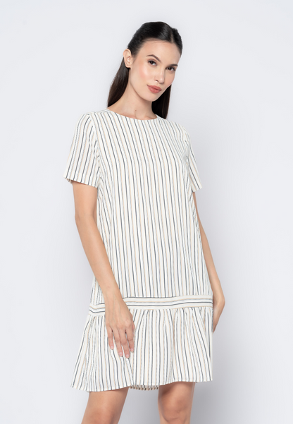 Stripes Play Drop Waist Dress