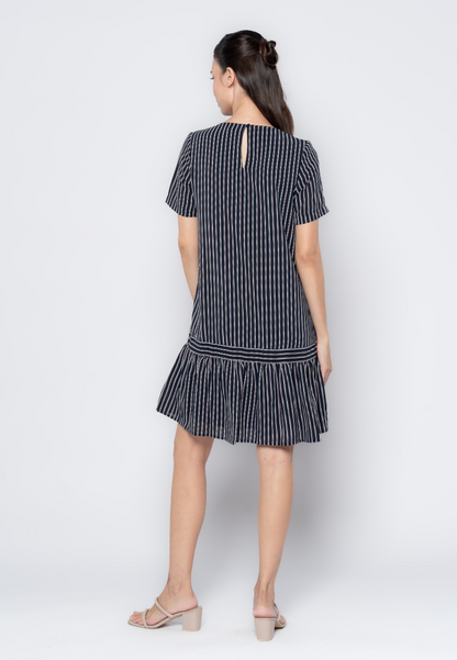 Stripes Play Drop Waist Dress