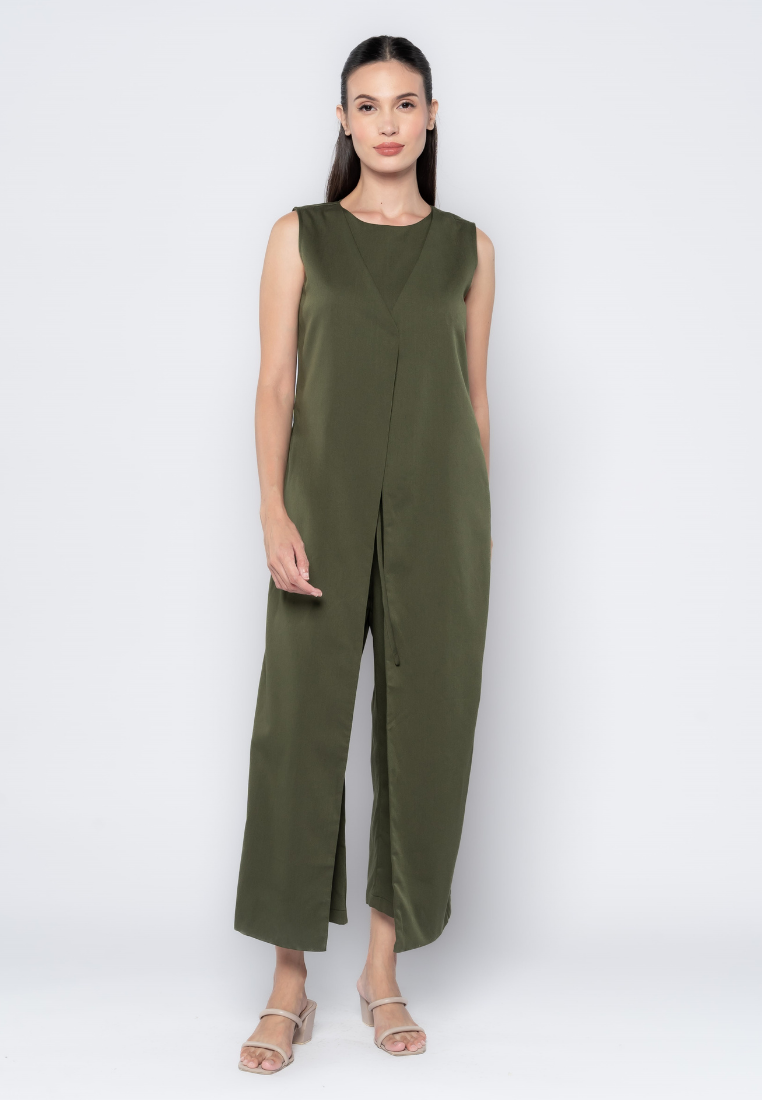 Two-in-One Vested Jumpsuit