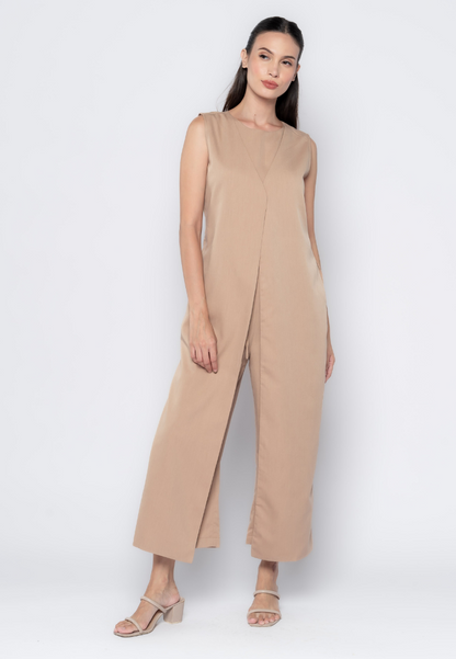 Two-in-One Vested Jumpsuit