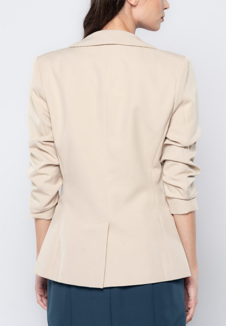 Scrunched Sleeves  Blazer