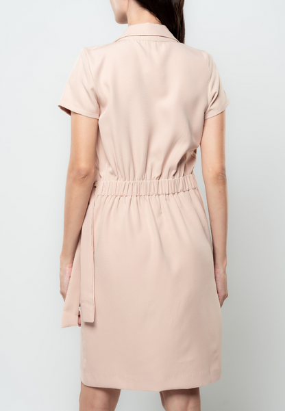 Jemma Overlap Detail Shift Dress