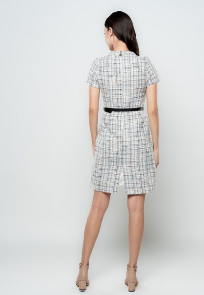 Asha Tweed Pencil Cut Dress