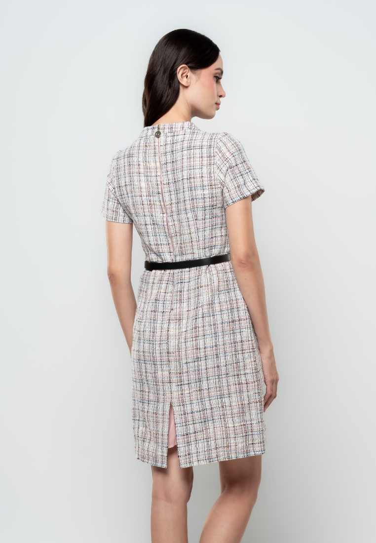 Asha Tweed Pencil Cut Dress