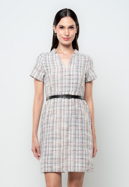 Asha Tweed Pencil Cut Dress