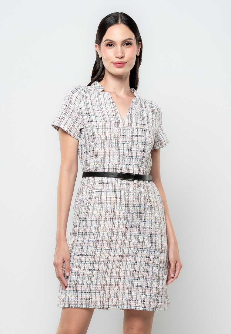 Asha Tweed Pencil Cut Dress