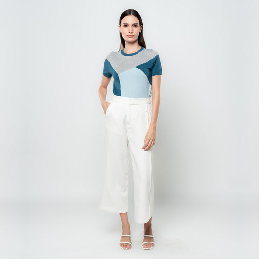 Azure Wide Leg Culottes