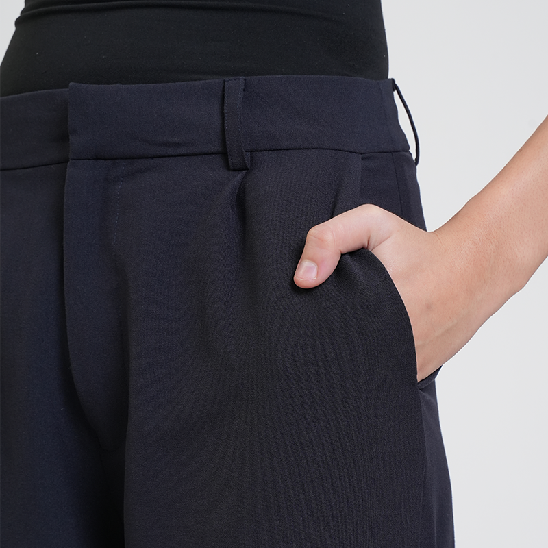 Apple & Eve Rachel Pleated Wide-Leg Trousers
