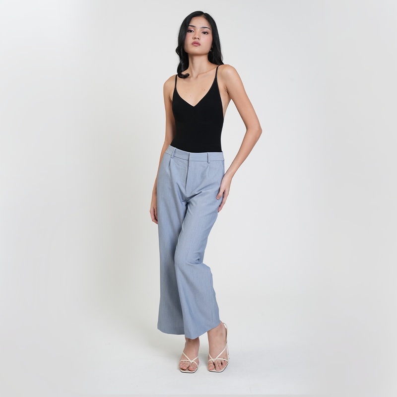 Apple & Eve Rachel Pleated Wide-Leg Trousers