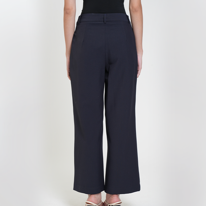 Apple & Eve Rachel Pleated Wide-Leg Trousers