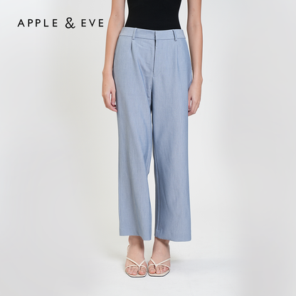 Apple & Eve Rachel Pleated Wide-Leg Trousers