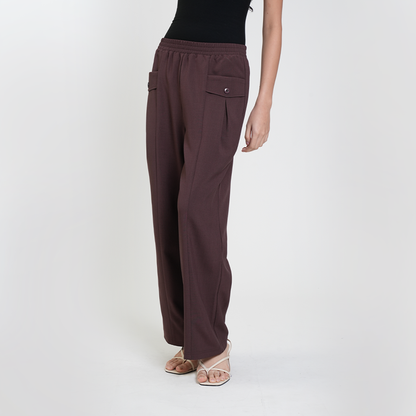 Apple & Eve Jeiah Gartered Wide-Leg Trousers