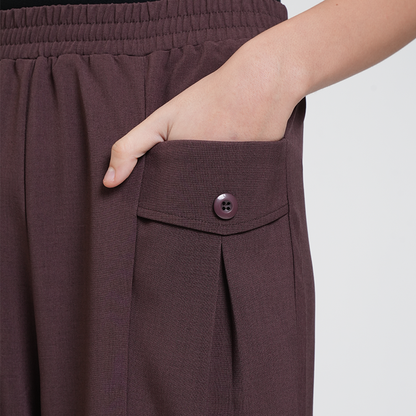 Apple & Eve Jeiah Gartered Wide-Leg Trousers