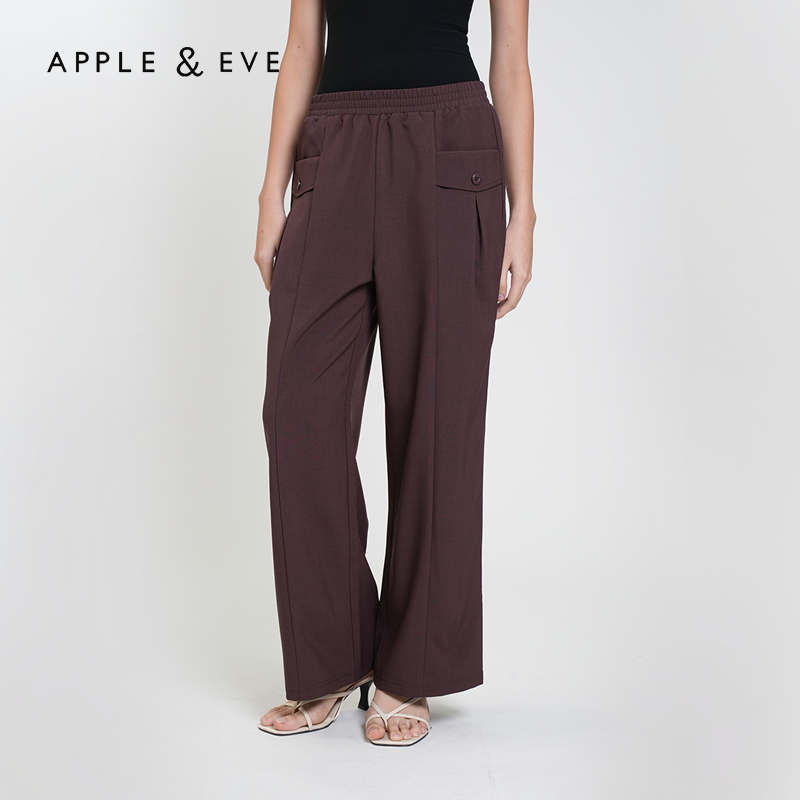 Apple & Eve Jeiah Gartered Wide-Leg Trousers