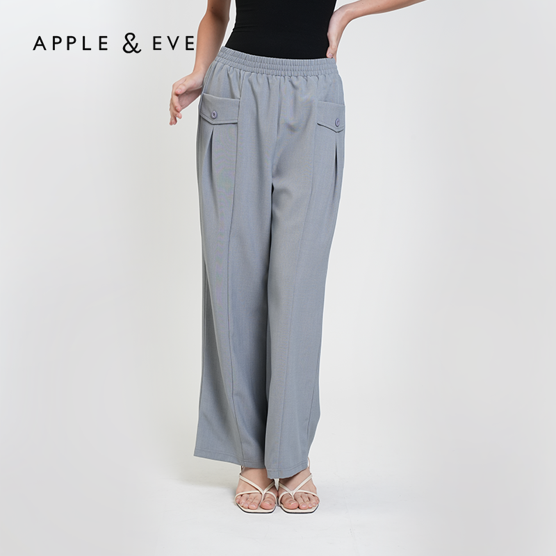 Apple & Eve Jeiah Gartered Wide-Leg Trousers