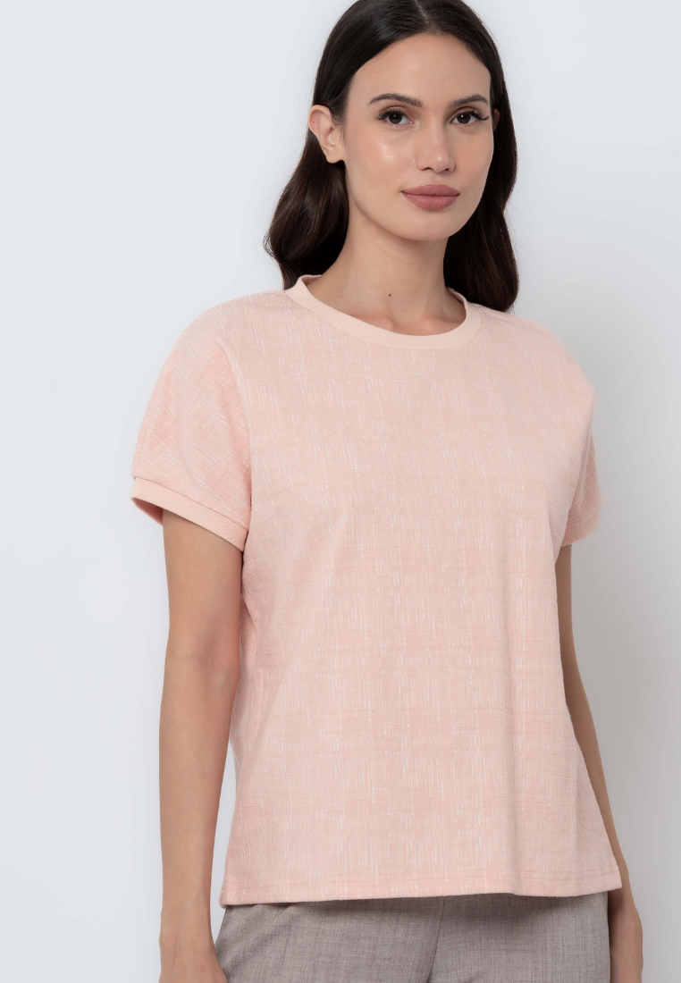 Apple & Eve Textured Relaxed Fit T-shirt