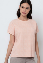 Apple & Eve Textured Relaxed Fit T-shirt