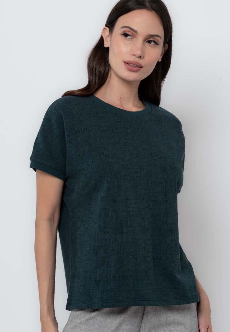 Apple & Eve Textured Relaxed Fit T-shirt