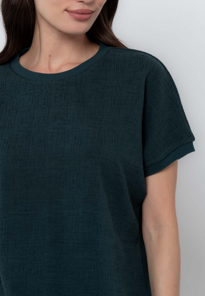 Apple & Eve Textured Relaxed Fit T-shirt