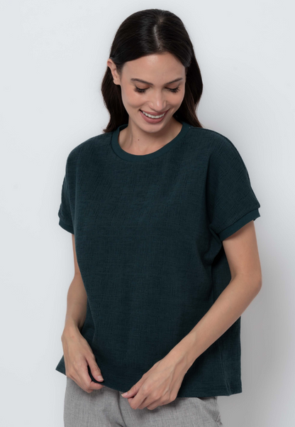 Apple & Eve Textured Relaxed Fit T-shirt