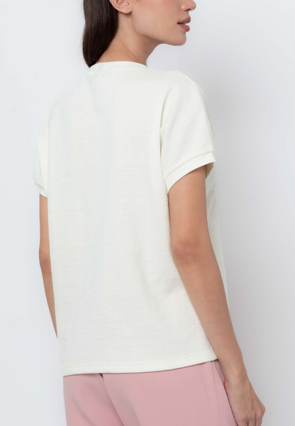 Apple & Eve Textured Relaxed Fit T-shirt