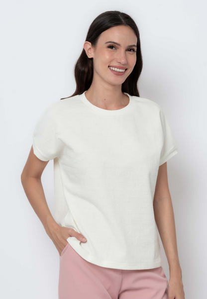 Apple & Eve Textured Relaxed Fit T-shirt